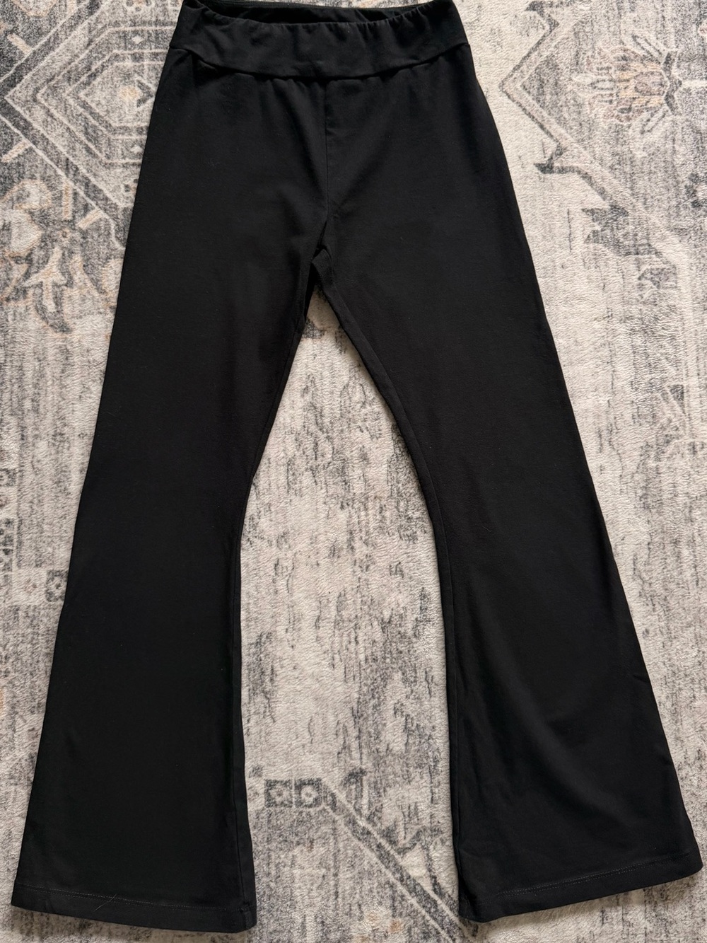 Girl’s Black Flare Leggings Size XL (14)